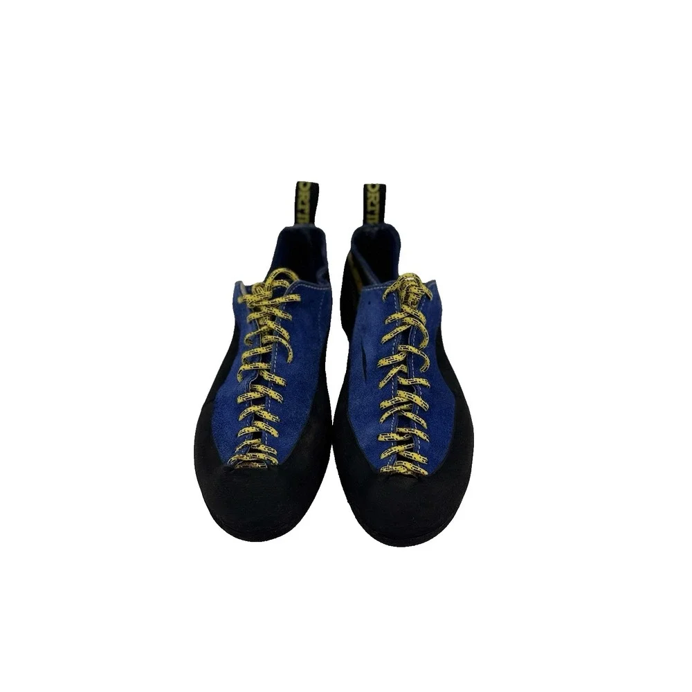 La Sportiva Italy Unisex Blue Suede Rock Climbing Bouldering Shoes 42 W10 M8.5-9